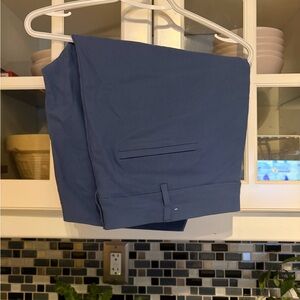 Blue work casual shorts